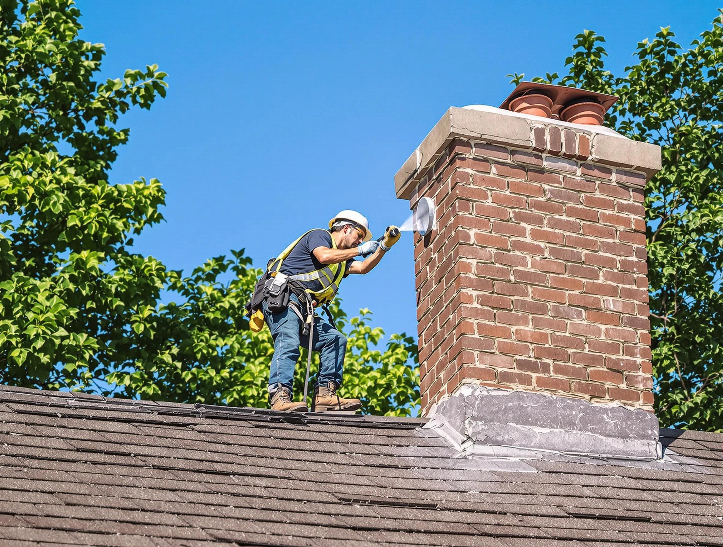 Christiana Chimney Sweep performing an inspection with advanced tools in Christiana, TN
