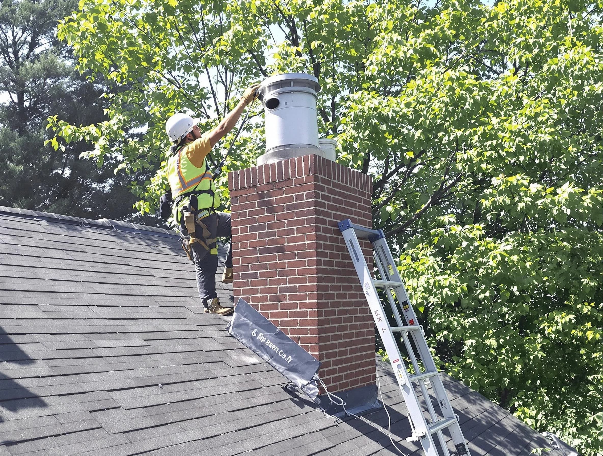 Chimney liner inspection by Christiana Chimney Sweep in Christiana, TN
