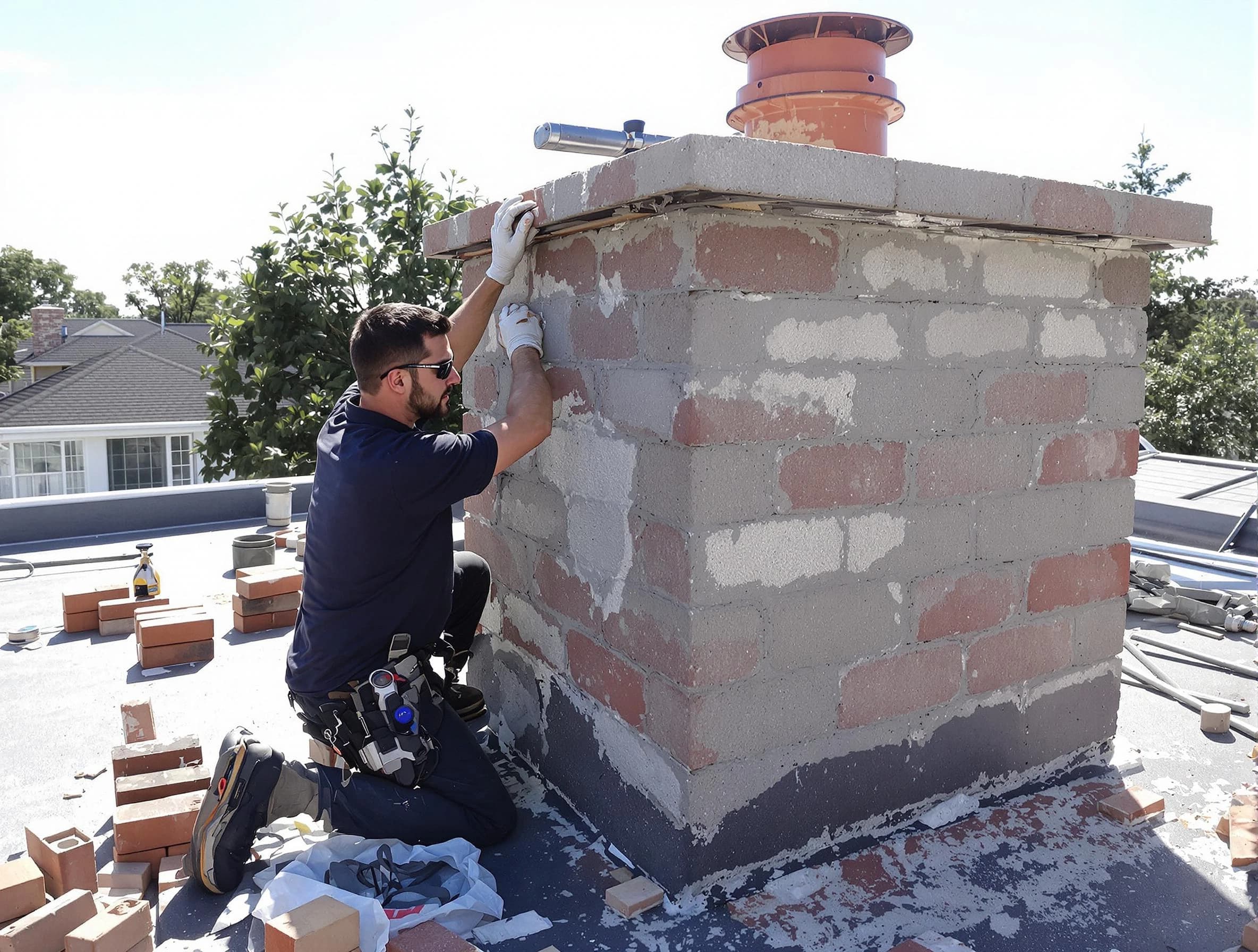 Advanced chimney repair process by Christiana Chimney Sweep in Christiana, TN