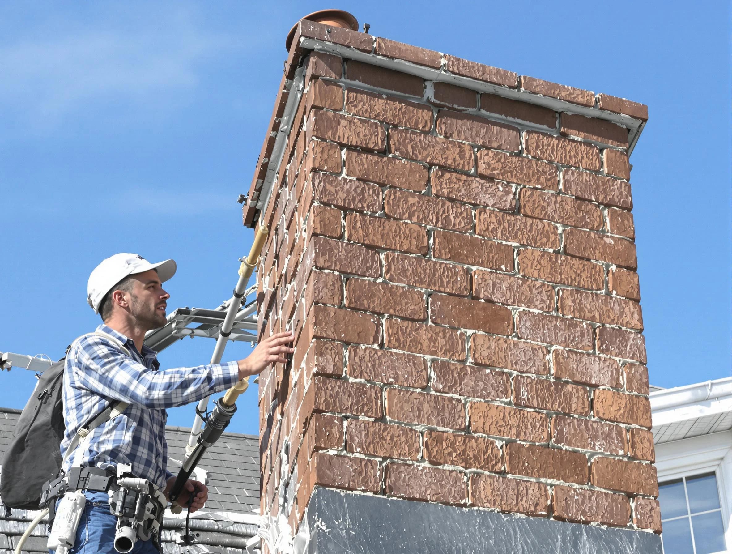 Brickwork for a chimney rebuild by Christiana Chimney Sweep in Christiana, TN
