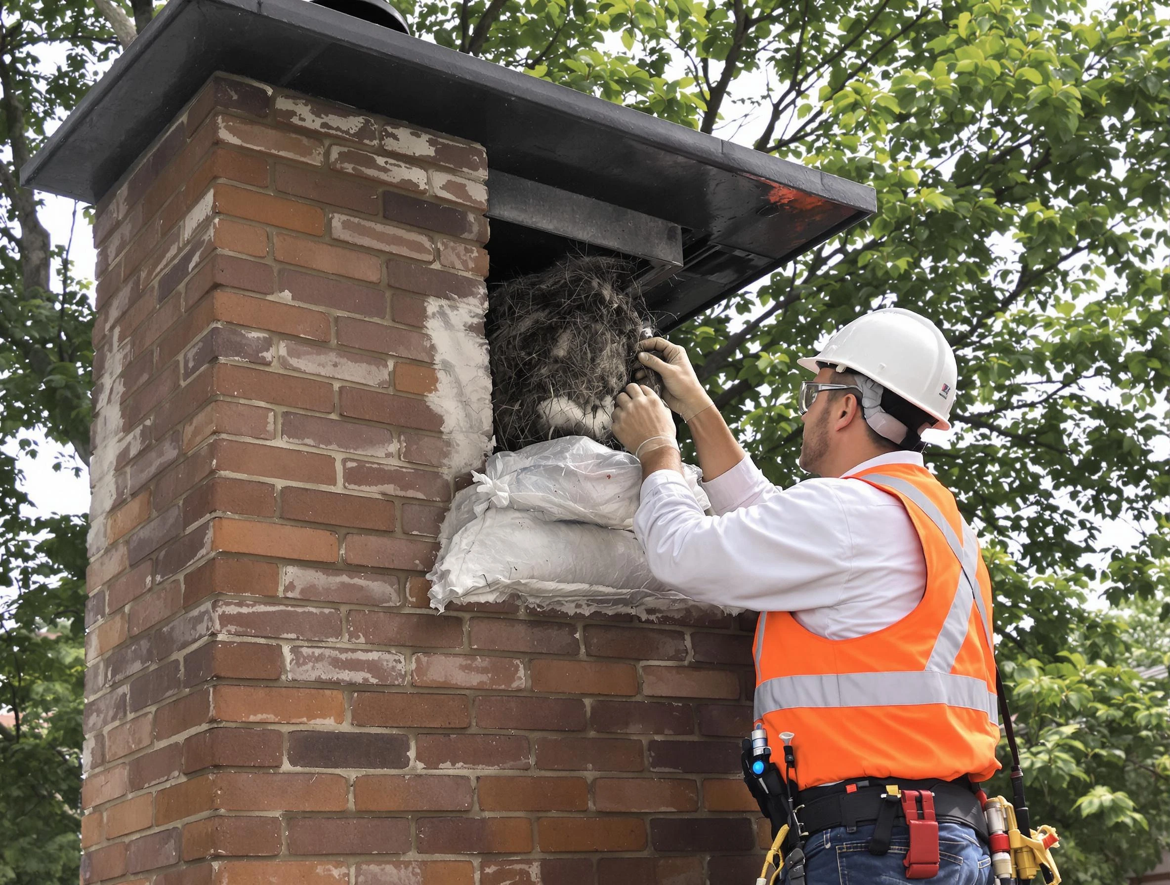 Humane removal of debris and animals by Christiana Chimney Sweep in Christiana, TN