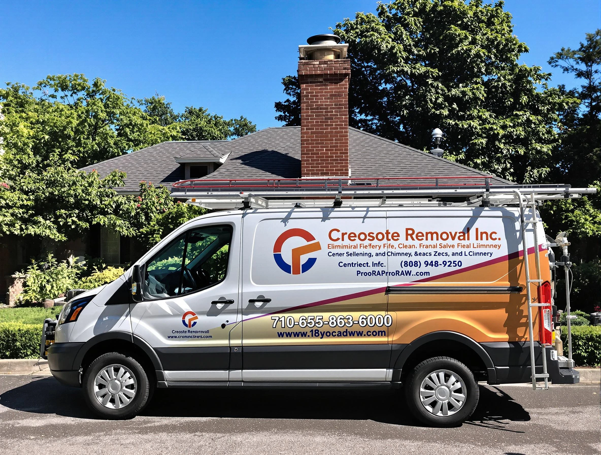 Christiana Chimney Sweep technician removing creosote safely in Christiana, TN
